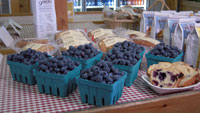Parlee Farms Blueberries and Homemade Blueberry Bread