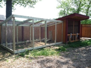 New Chicken Coop at Annies Animal Barns, Parlee Farms